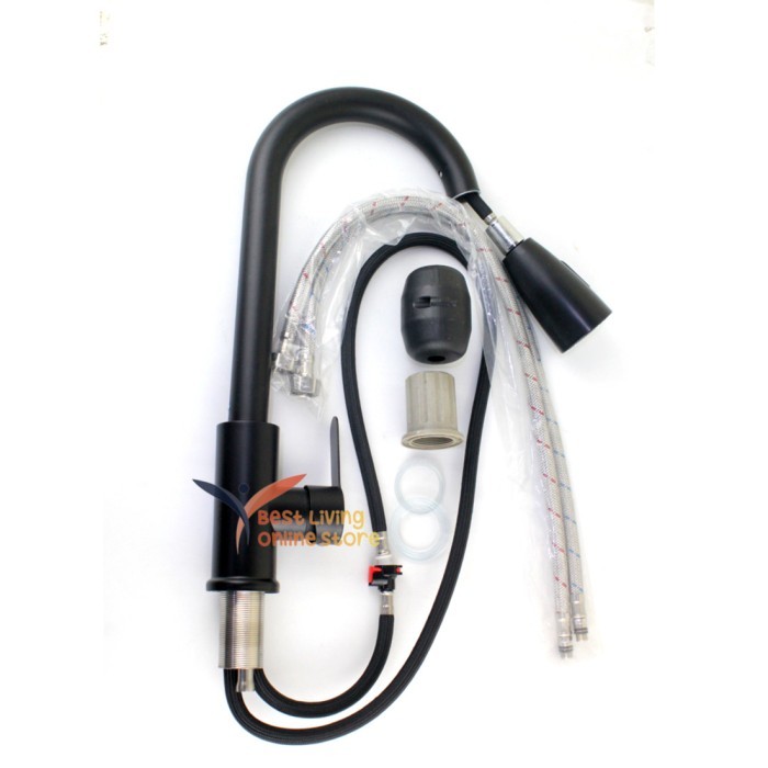 KERAN WASTAFEL TARIK KITCHEN FAUCET KERAN DAPUR TARIK BLACK