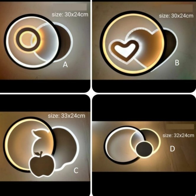 Lampu dinding hias kamar tidur Minimalis LED Nordic Scandinavian