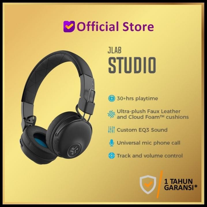Jlab Studio Wireless Bluetooth On-Ear Headphones Headset