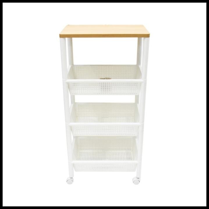 Keyway Rak 4 Tingkat 47X32X97.2 Cm - Putih