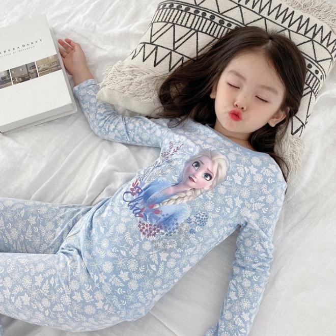 Lnr Pa018 Piyama Ana Perempuan Frozen Ela Baju Tidur Etelan
