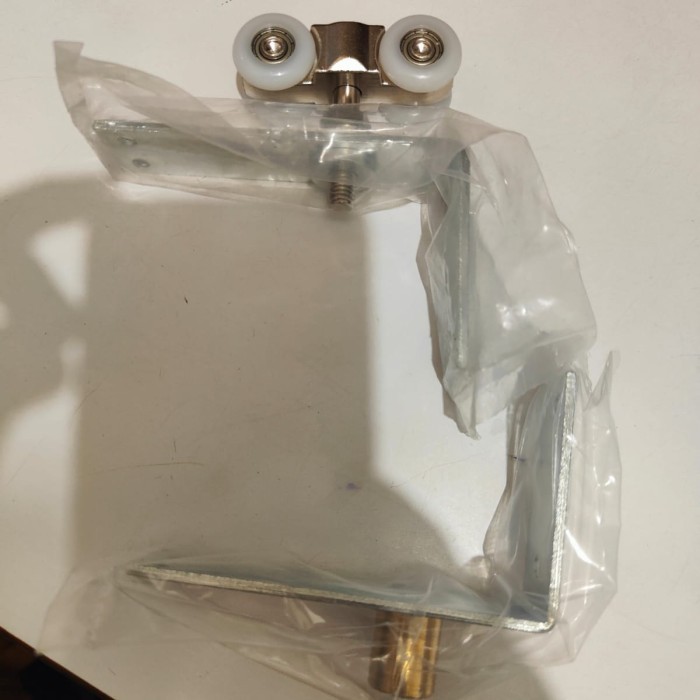 Roda pintu lipat aluminium plat rata