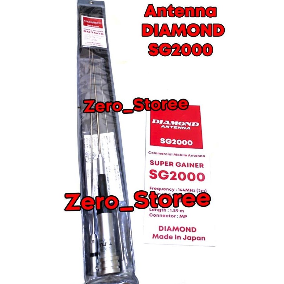 Antena DIAMOND SG2000 SG-2000 SG 2000 Antenna Mobil VHF GAINER SUPER