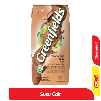 

Greenfields Susu UHT Malt Cokelat Kotak 200 ml