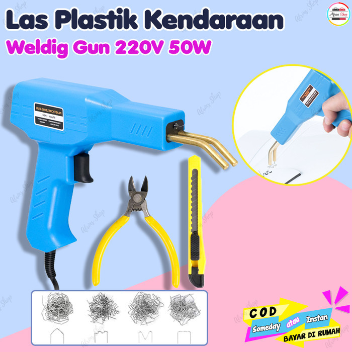 Terbaru Las Plastik Bemper Mobil Las Solder Gun Penyambung Plastik