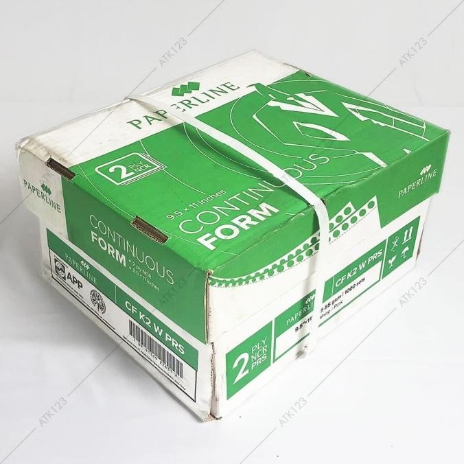 

BEBAS ONGKIR - Continuous Form Paperline 2 Ply Warna 9 1/2 x 11 in (K2 W PRS)
