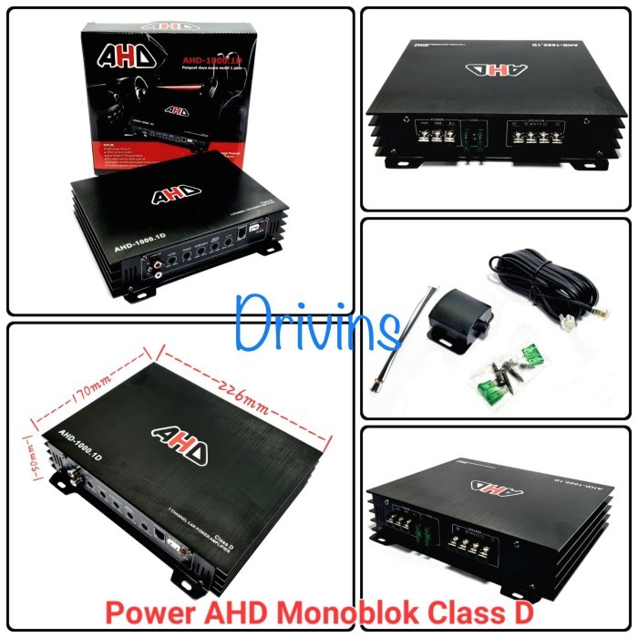 POWER MONOBLOK AHD 1000.1D / AHD MONOBLOK / POWER AHD / MONOBLOK AHD