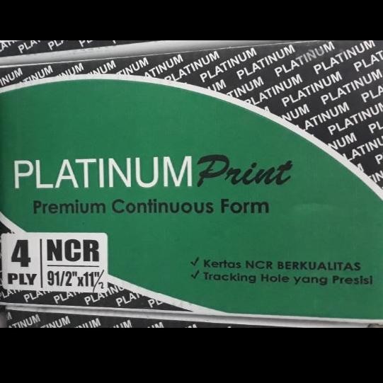 

TERBARU - Kertas Continuous Form Platinum Print (4 ply)