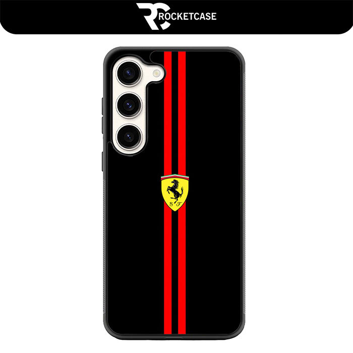 Case Casing Samsung Galaxy S24 S23 S22 S21 S20 FE Plus Ultra Ferrari RC0447 Case Cover