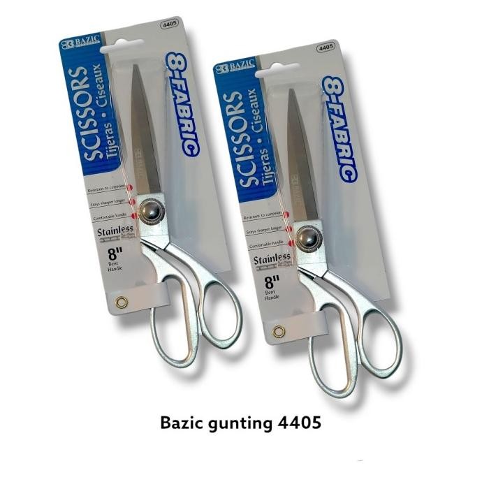 

Gunting Kain Textile Bazic Stainless 8 Inch Fabric Scissors