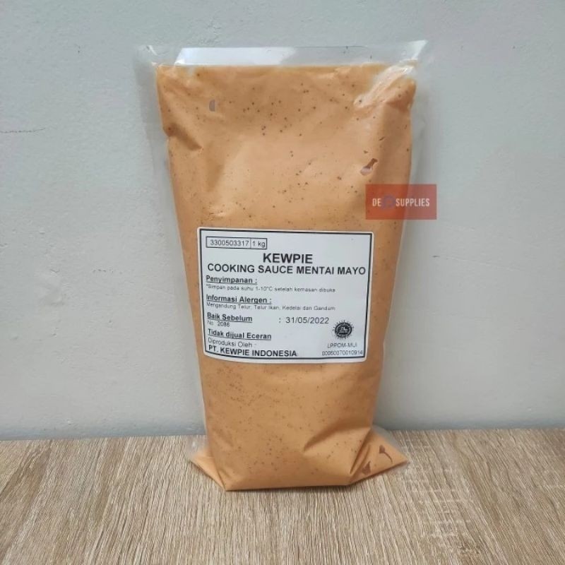 

Ewpie Mentai Mayo Cooing Auce 1G - Au Mentai Uhi Almon Halal