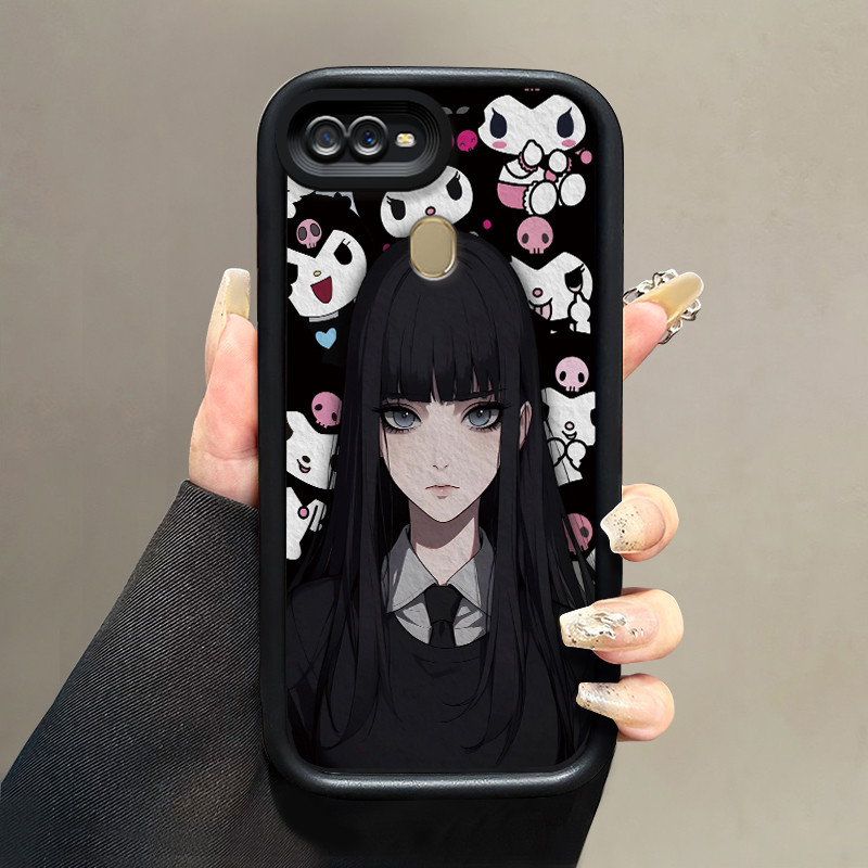 Casing Hp OPPO A7 A5s A12 A12S A11k A5 A3s A12E Realme C1 Case Softcase Kesing ponsel Anime aloof gi