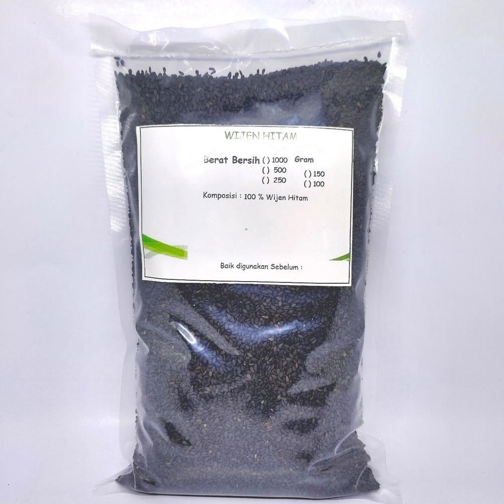 

Kk - 1000gr Black Sesame Seeds (Wijen Hitam Mentah)