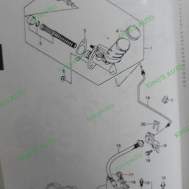 Kopling Master Kopling Atas Suzuki Aerio