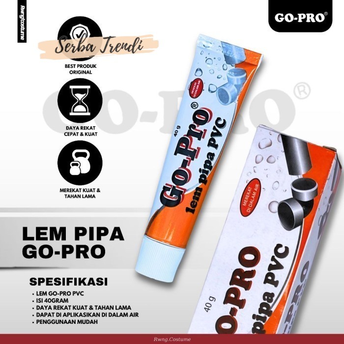 Lem Pipa PVC Lem Pipa Pvc Super Rekat Tube 40gr
