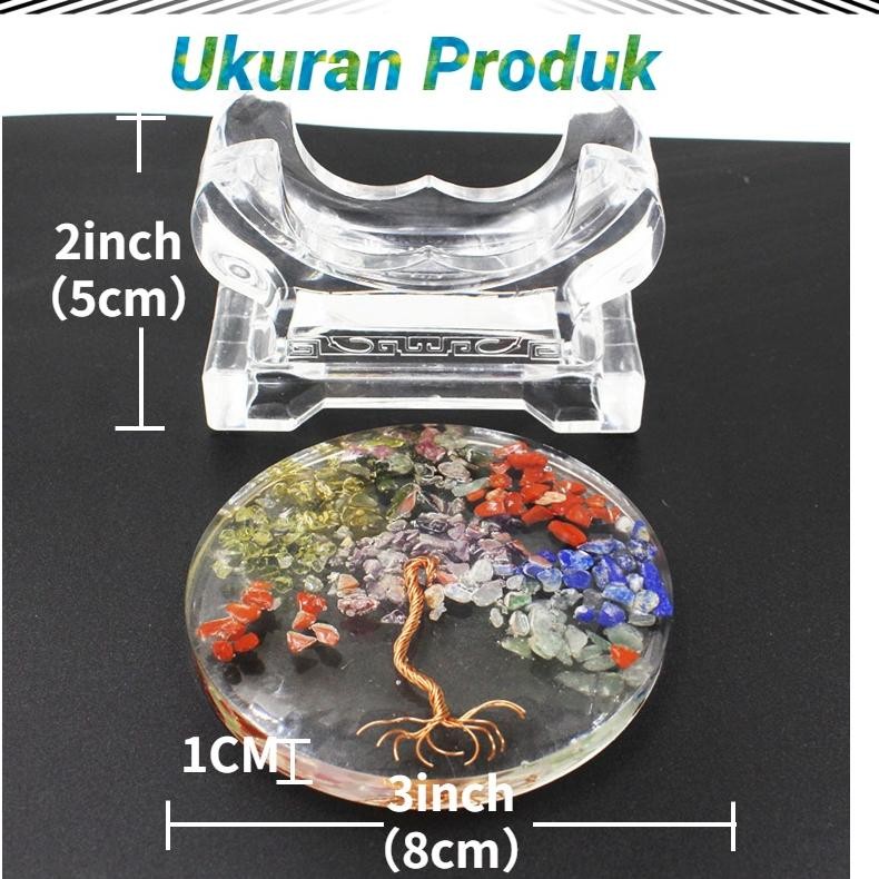 KLJ Ready Stock Ornamen Kristal  Orbicular Bulat Alami Alat Peraga Dekorasi Hotel Pernikahan Hadiah 