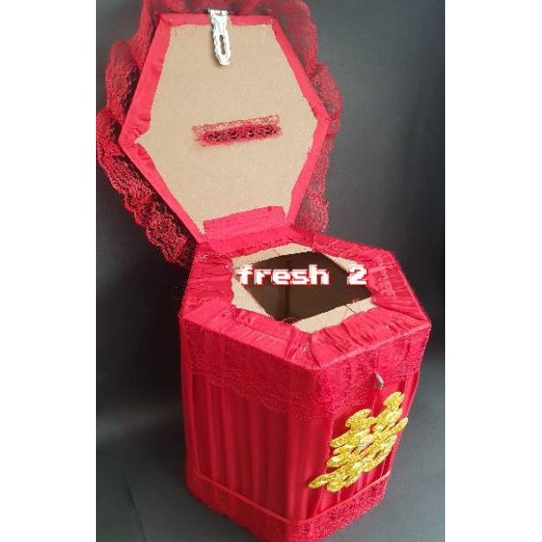 

GHT WAJIB GRAB kotak angpao bulat/tempat angpao sangjit/box sangjit