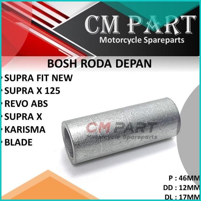 Bosh-bos As Roda Depan Tengah KARISMA SUPRA X 125 REVO ABS SUPRA X SUP