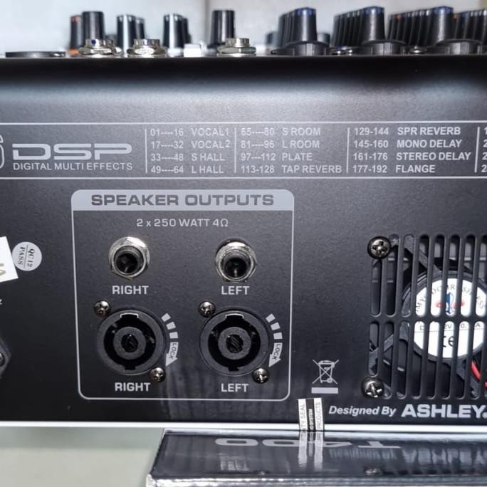 Mixer power power mixer ashley t400 T400 500 watt reverb 99 dsp