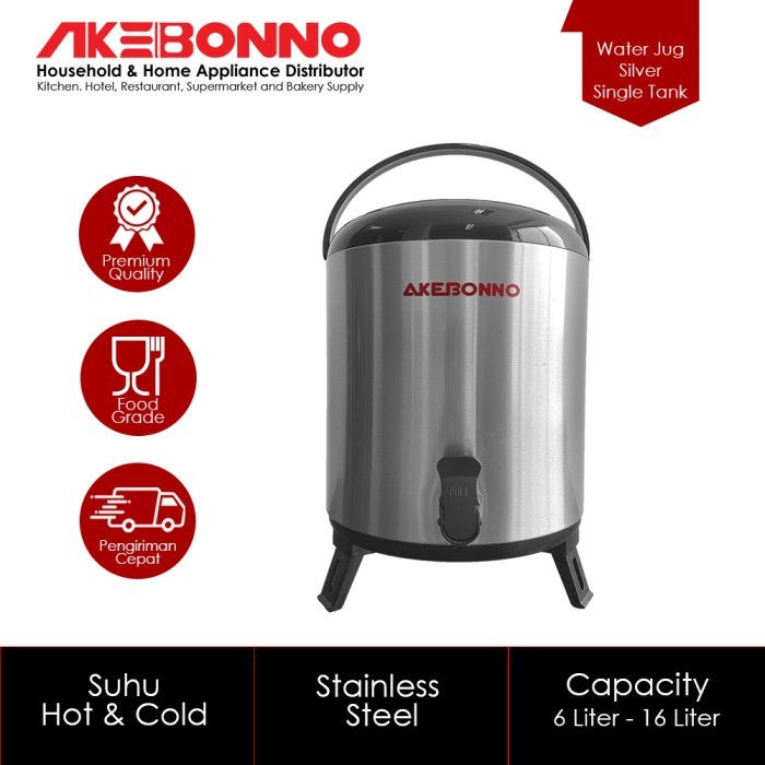 Akebonno Water Jug / Termos Besar Single Tank & Tab Series