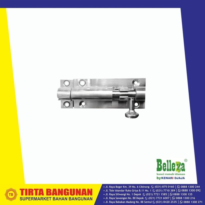 BELLEZZA GRENDEL GRD BZ 851 3" US15 SATIN NECKEL