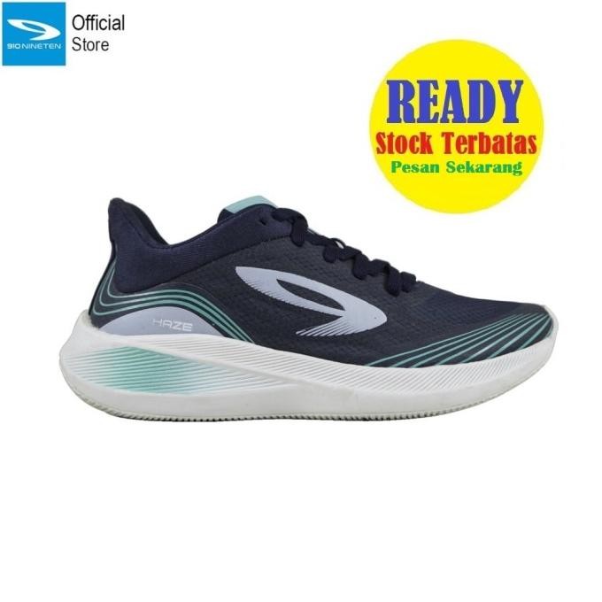 910 Nineten Haze Vision Sepatu Lari - Biru-Tua/Abu/Hijau Tersedia