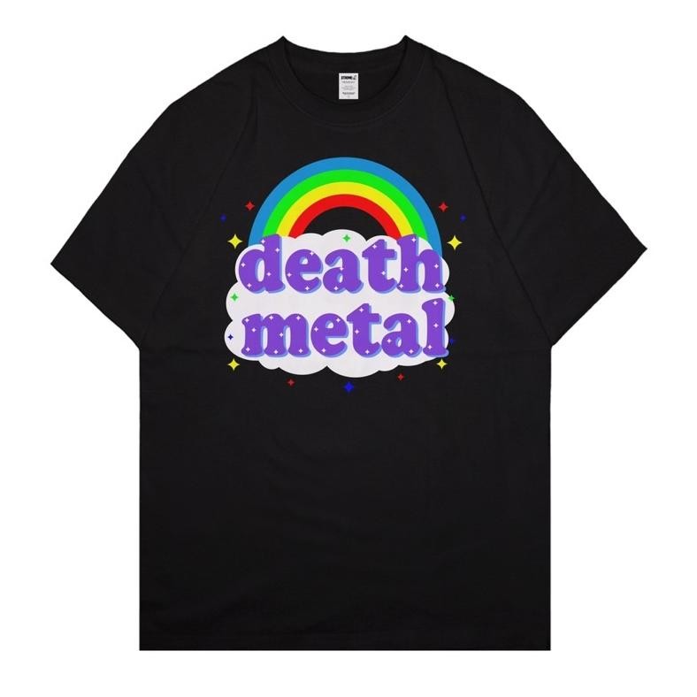 Terbaru Death Metal Rainbow Kaos Premium