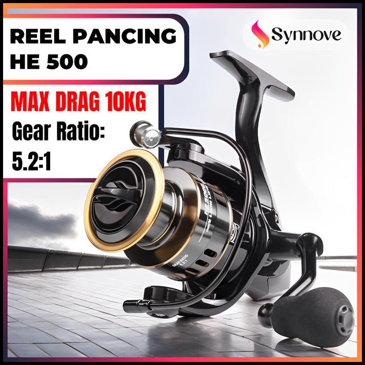 Reel Pancing Power Handle Kuat Reel Spinning Gulungan Pancing Laut Metal