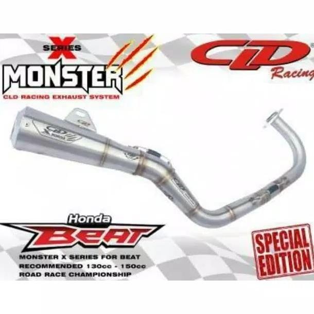 Knalpot CLD Beat karbu Beat Fi Monster X Series