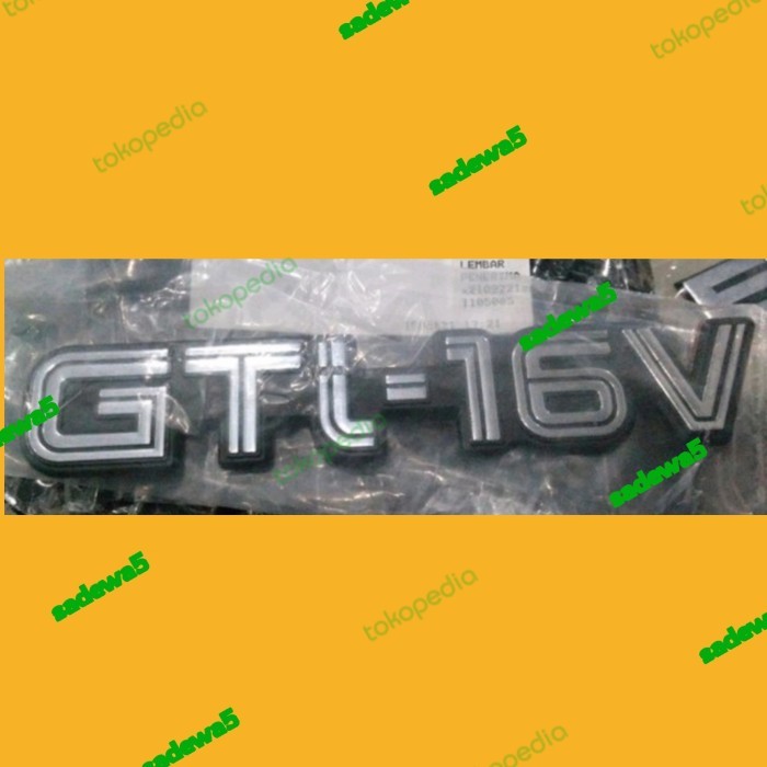 Emblem Logo Bagasi Gti 16V Mitsubishi Lancer Gti Bebas Ongkir
