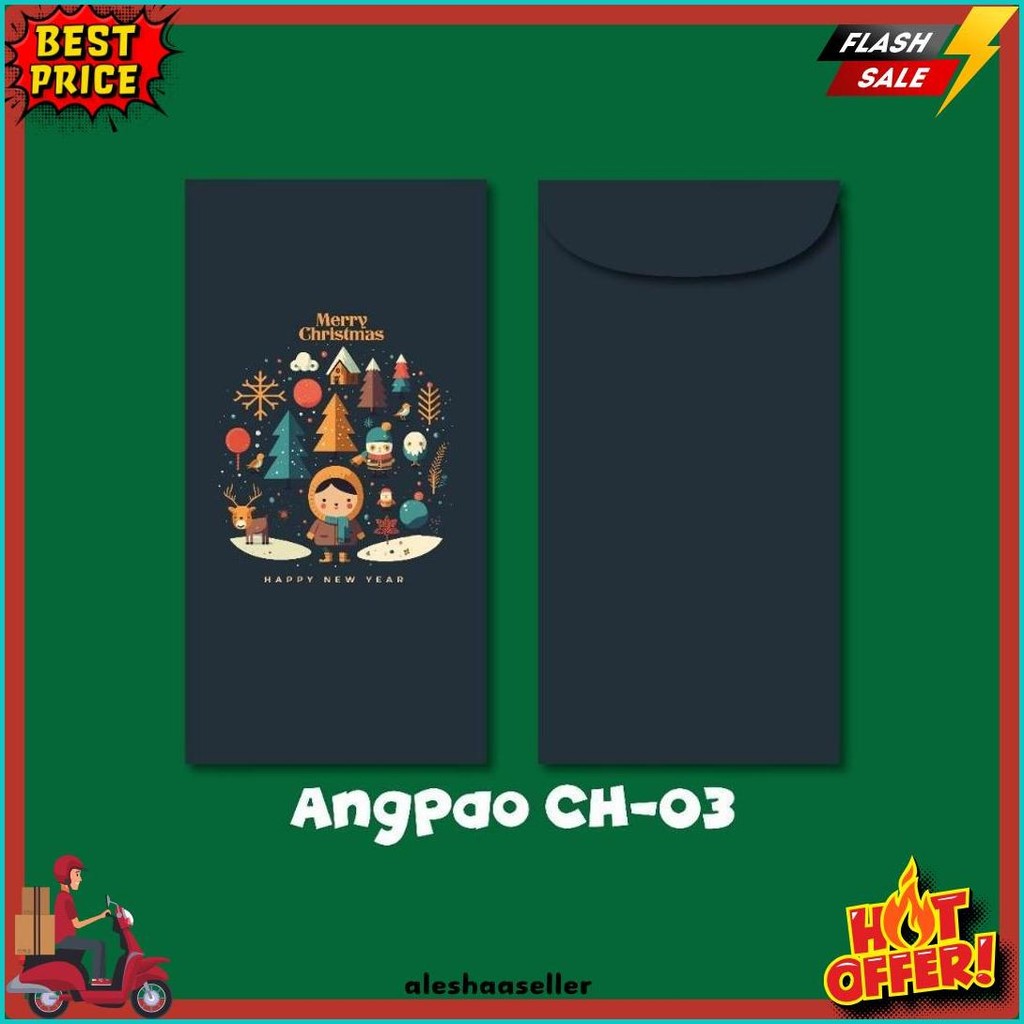 

Angpao Natal Amplop Christmast Gift Angpau Xmas Series Hadiah Natal (Order Sebelum Ketinggalan)