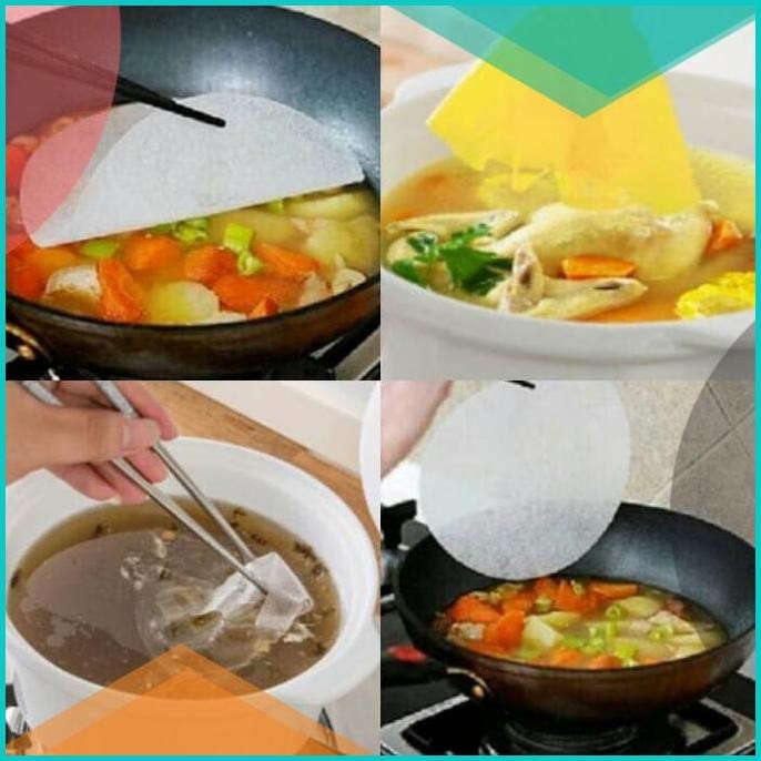 Oil Filter Paper Kertas Penyerap Minyak Dapur Masak Gorengan Makanan A