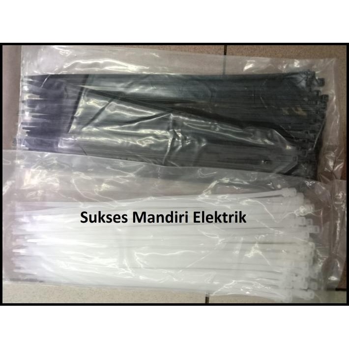 

DISKON KABEL TIES HITAM ATAU PUTIH /PAK 30CM X 4.8 !!!