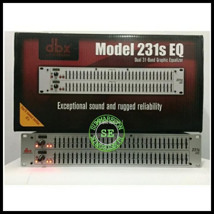 DISKON EQUALIZER DBX 231S DBX 231S SILVER 