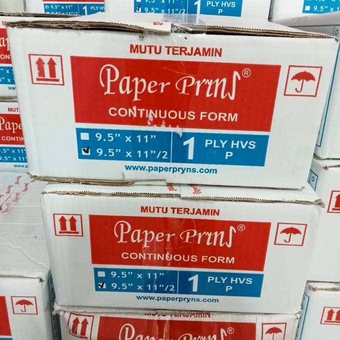 

BEBAS ONGKIR - Kertas CF Continuous Form 1 Ply/2 Paper Print