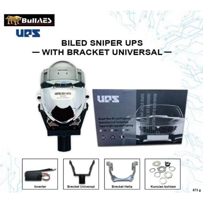 Projector Biled Sniper MAX Projie Merk UPS ORIGINAL