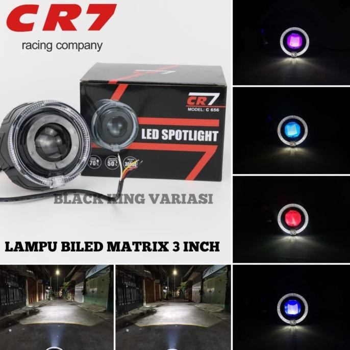 Lampu Biled Matrix 3 Inch Universal Projie Biled Matrix 3 Inch LED Projie Biled 3 inch Lampu Projie 