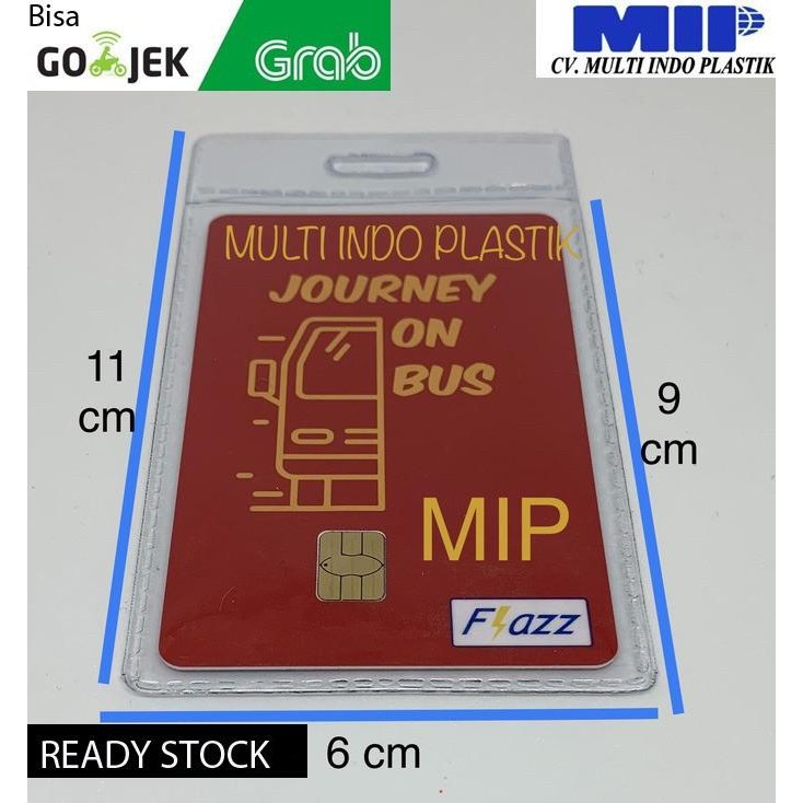 

NEW Kantong etoll bening/plastik etoll transparan/kantong id card murah