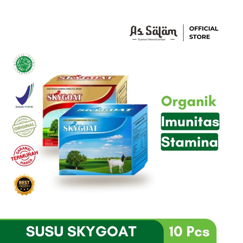 

Skygoat Susu Kambing Etawa Bubuk Propolis Coklat Susu Bubuk Original