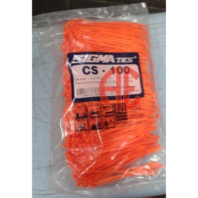 

TERBARU - Kabel Ties / Cable Ties Sigma 10cm Warna Orange