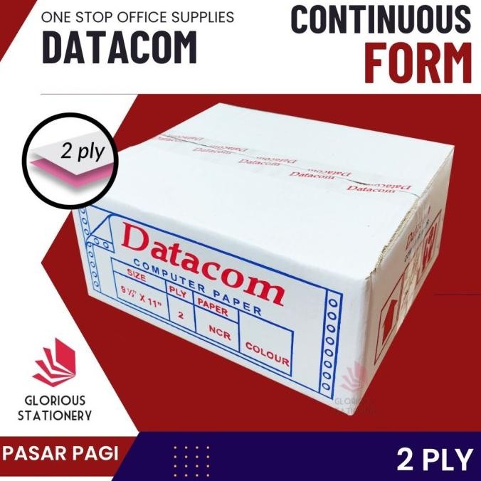 

Kertas Continuous Form Datacom 9.5x11 2ply