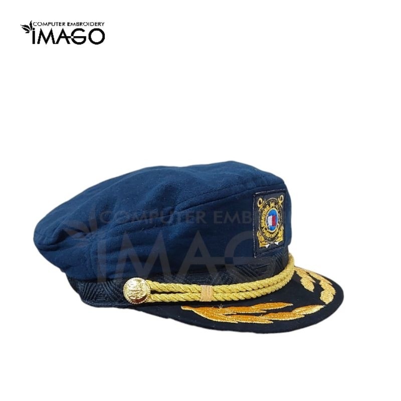 Topi Pelaut Nahoda Ailor Hat Captain - Maritime Pilot Indoneia