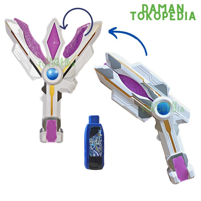 Terbaru.. Senjata Ultraman Weapon Dx Ultraman Trigger : Dx Guts Spark Lens Black