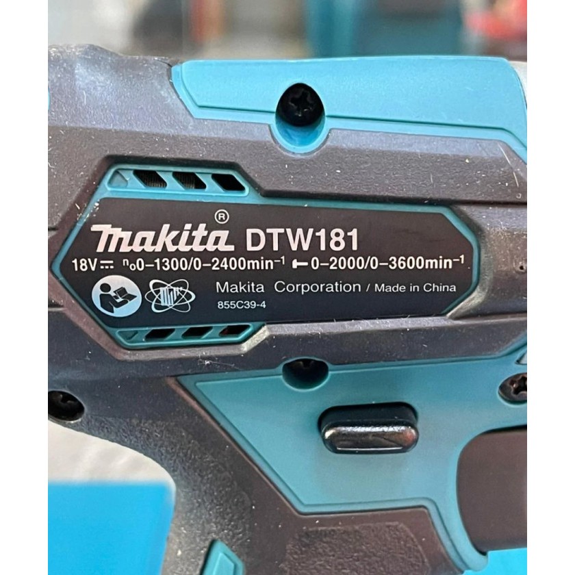 ___] Mesin Cordless Impact Wrench Makita 18V Brushless DTW181