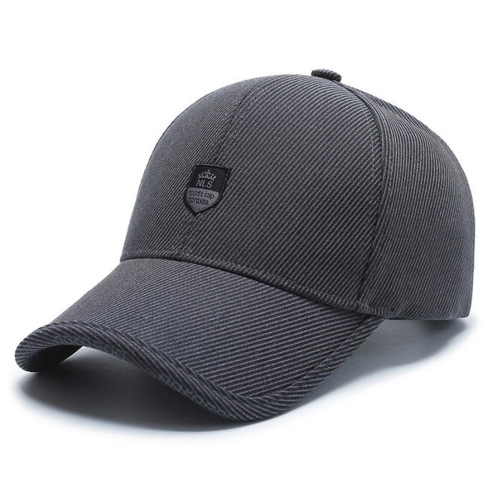 Murah Baseball cap : NLS - Topi Baseball Topi Pria Topi Wanita - LIGHT GRAY