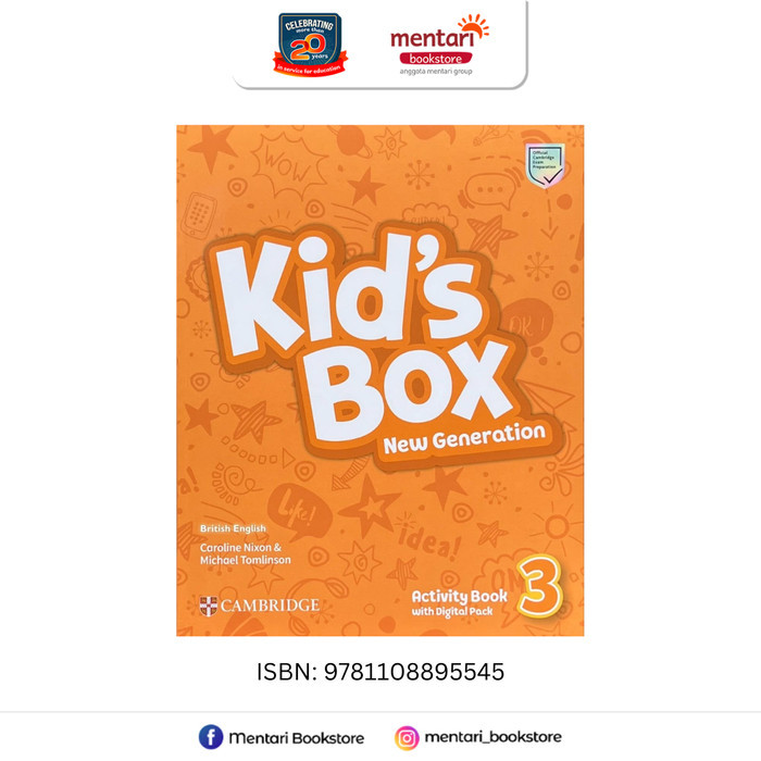 

KHUSUS GRAB! Cambridge Kids Box British English New Generation Buku SD
