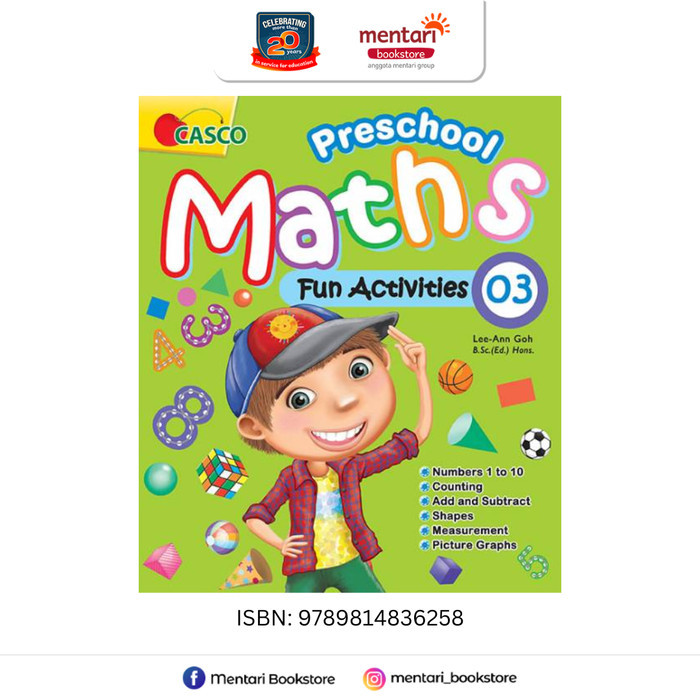 

HOT SALE! Casco Preschool Maths Fun Activities Buku TK