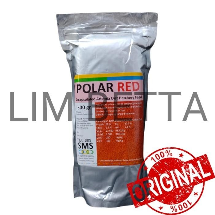 Artemia Polar Red 500Gr / Artemia Shell Free Polar Red