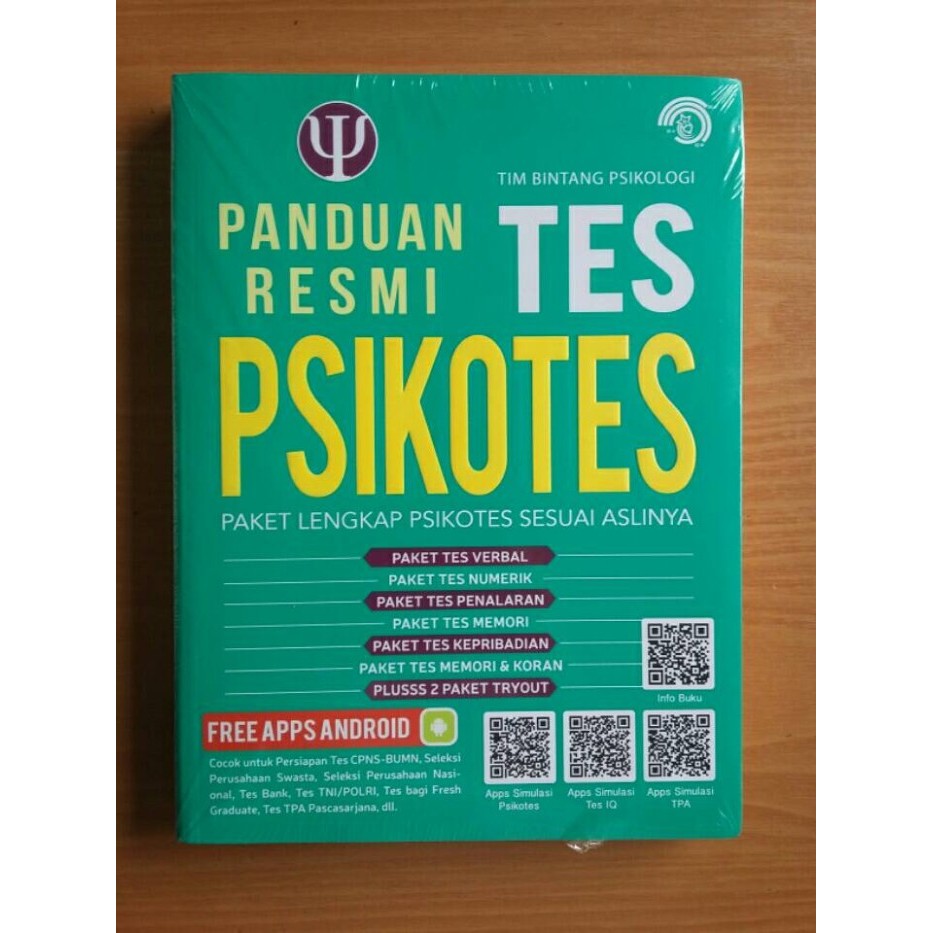 

Terbatas..! Buku Panduan Resmi Tes Psikotes