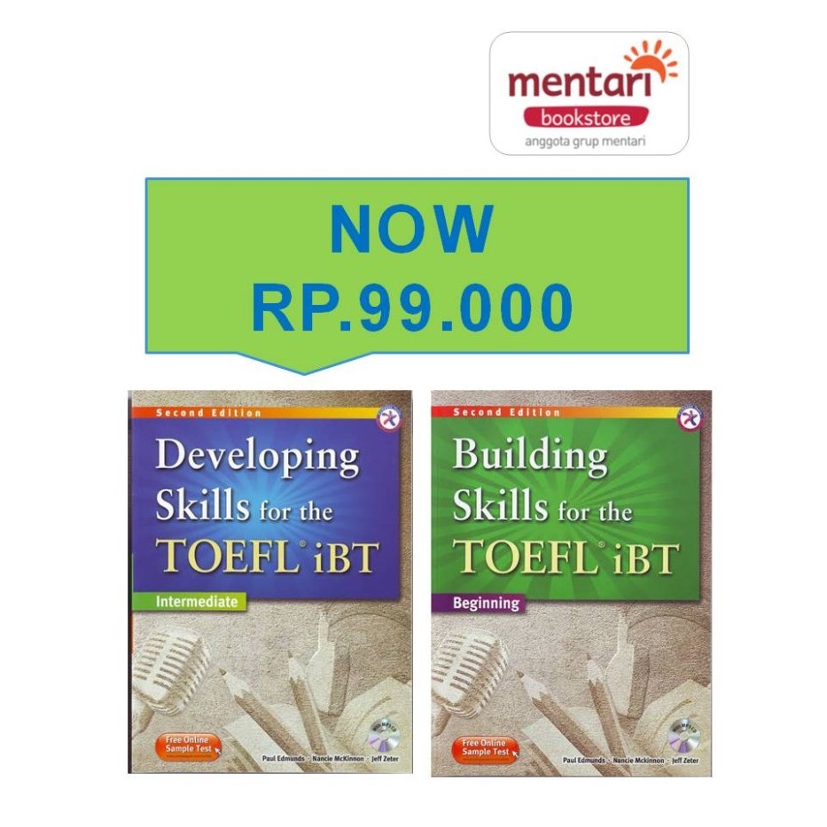 

Cuci Gudang..!! Developing Skills For The Toefl Ibt Buku Toefl